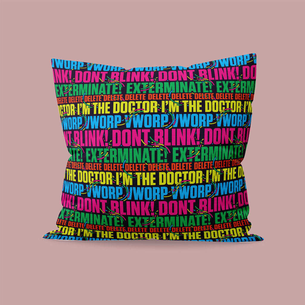 Gridlock Words Cushion