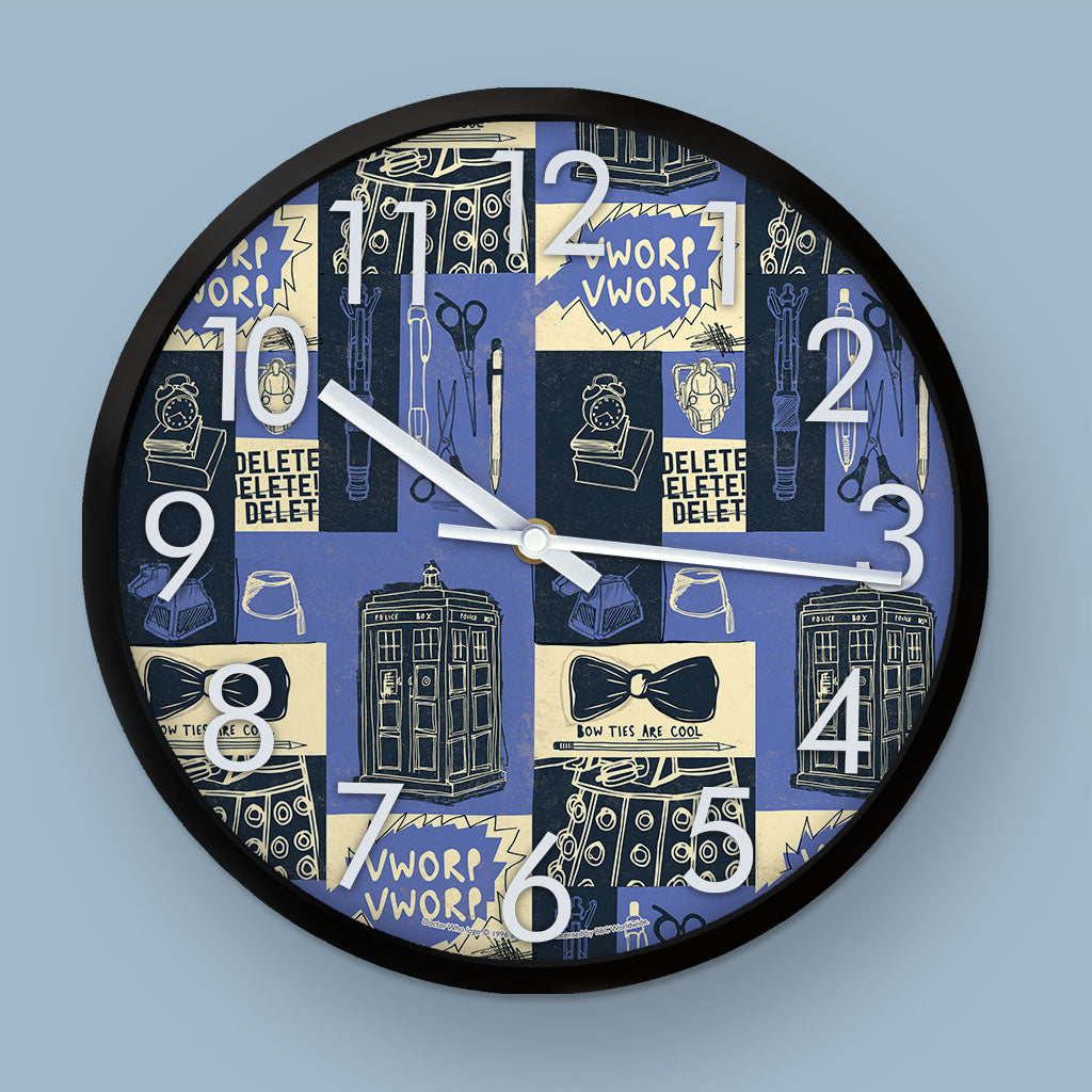 Who Pattern Clock