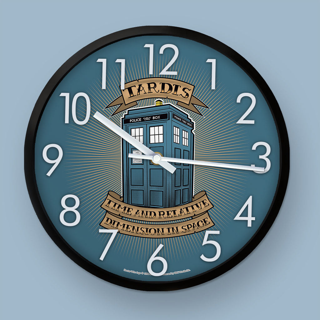 Pinup TARDIS Clock