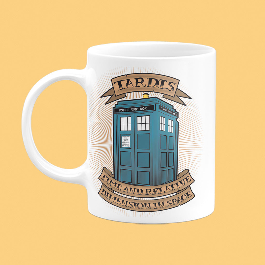 Pinup TARDIS Mug