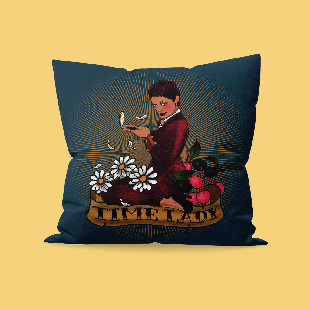 Pinup Time Lady Cushion