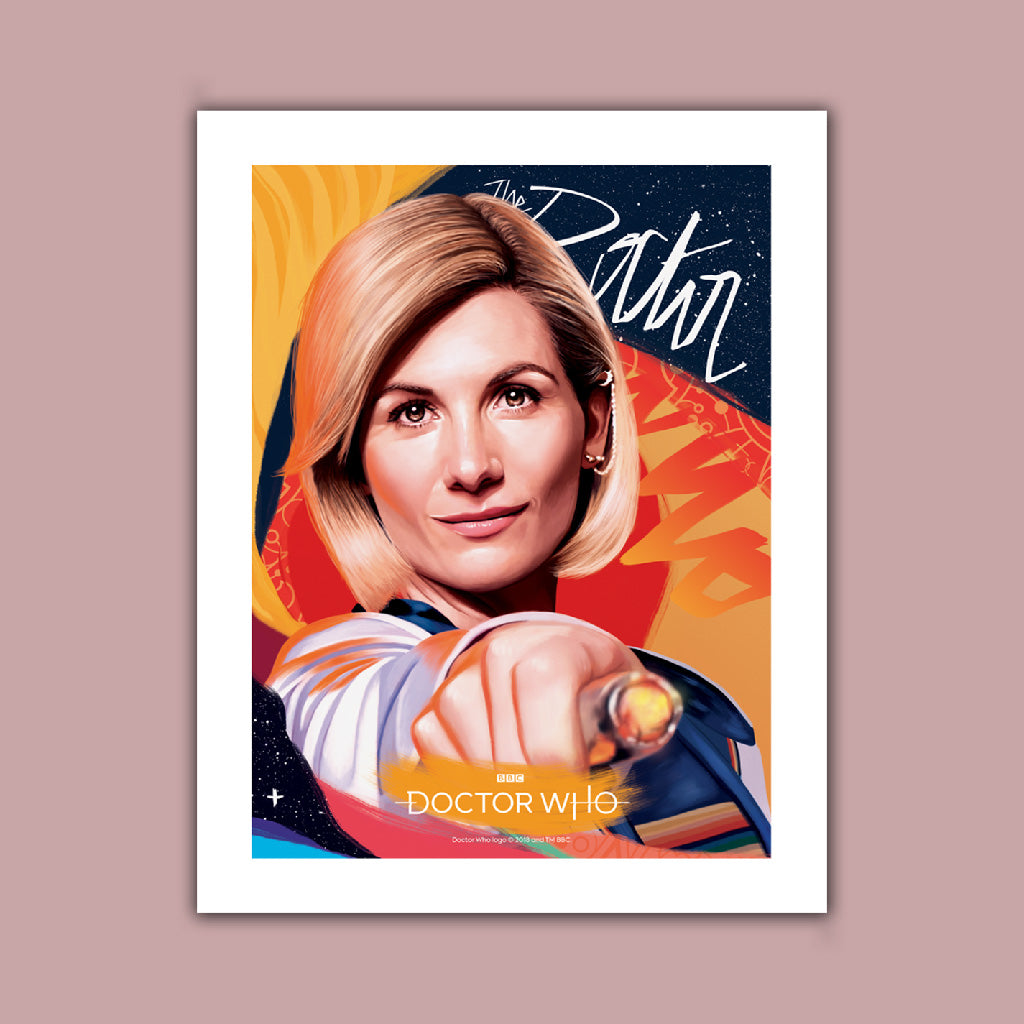 Thirteenth Doctor Sonic Screwdriver Art Print