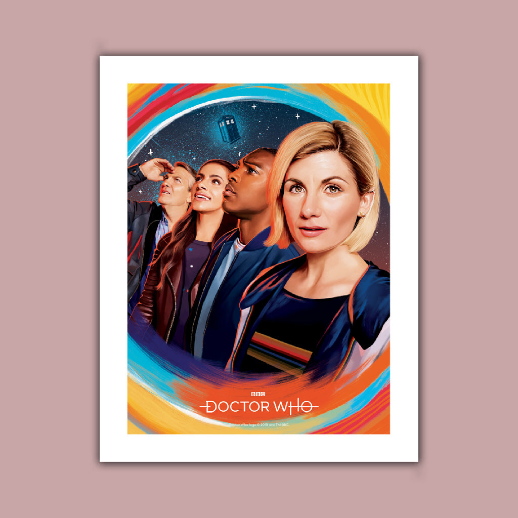 Thirteenth Doctor Group Art Print