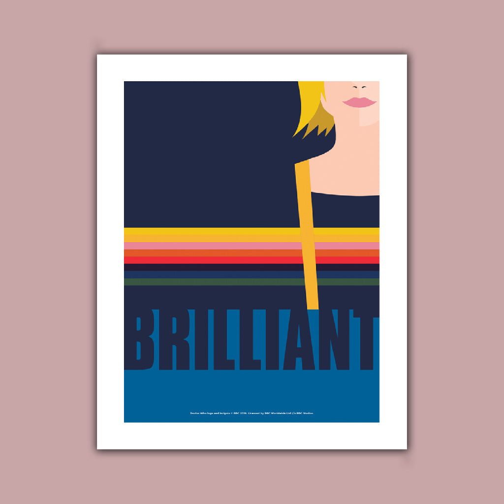 Thirteenth Doctor Brilliant Art Print