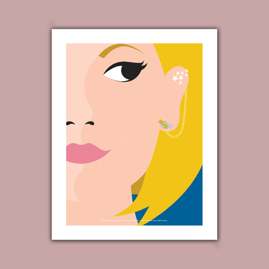 Thirteenth Doctor Face Art Print