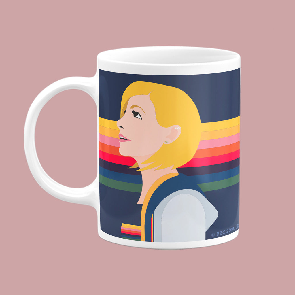 Thirteenth Doctor Rainbow Mug