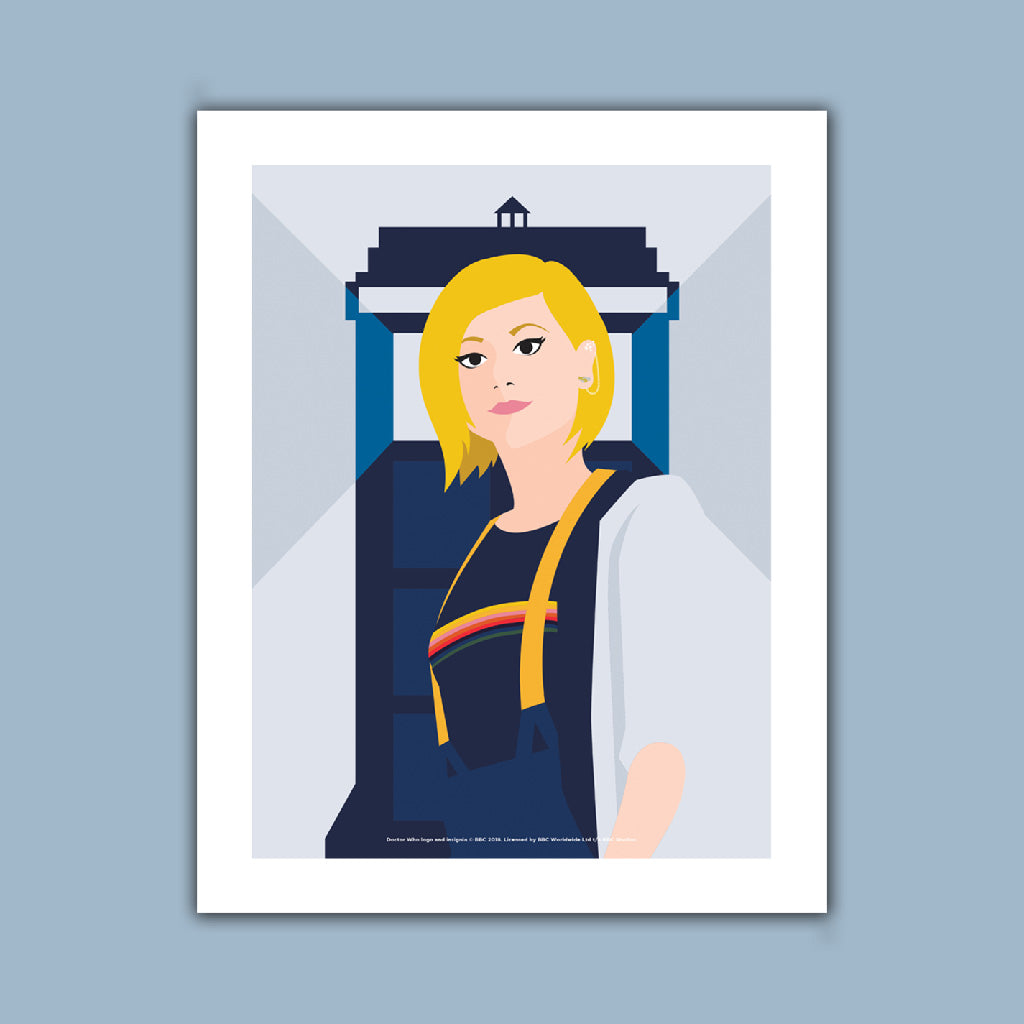 Thirteenth Doctor Tardis Art Print