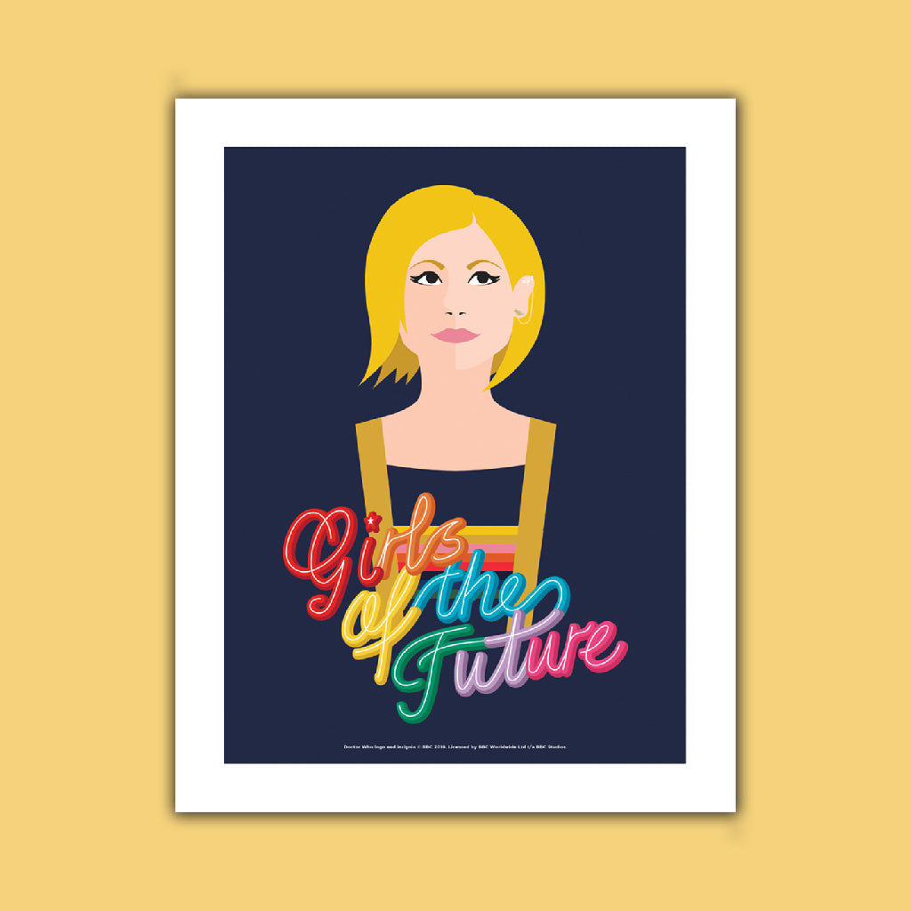 Thirteenth Doctor Girls Art Print