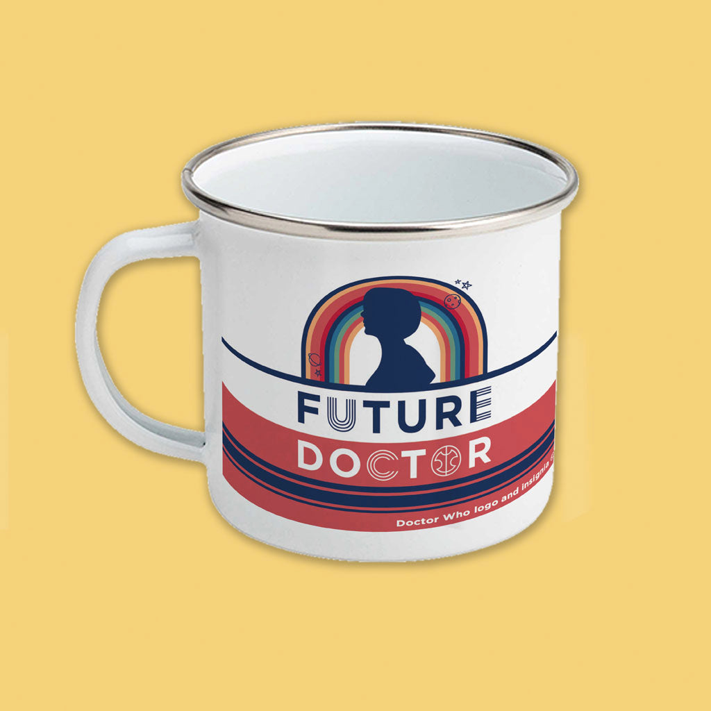 Thirteenth Doctor Future Enamel Mug