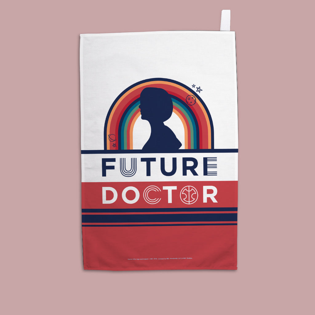 Thirteenth Doctor Future Tea Towel