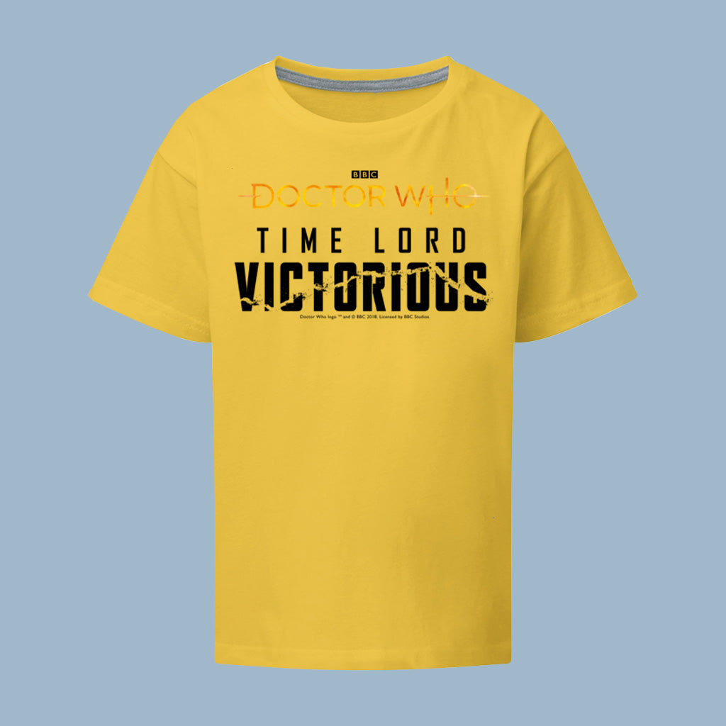 Time Lord Victorious Black and Gold T-Shirt