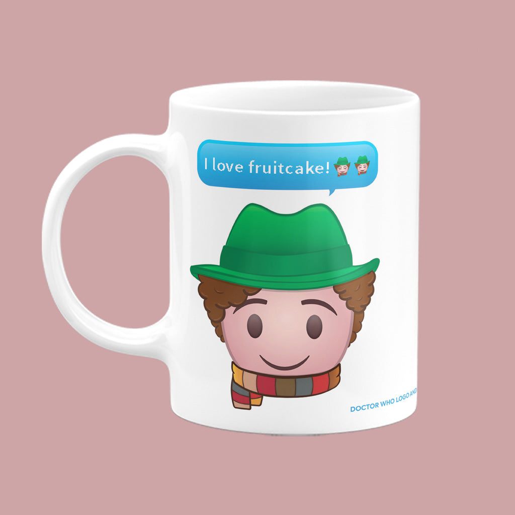 Fourth Doctor Emoji Mug