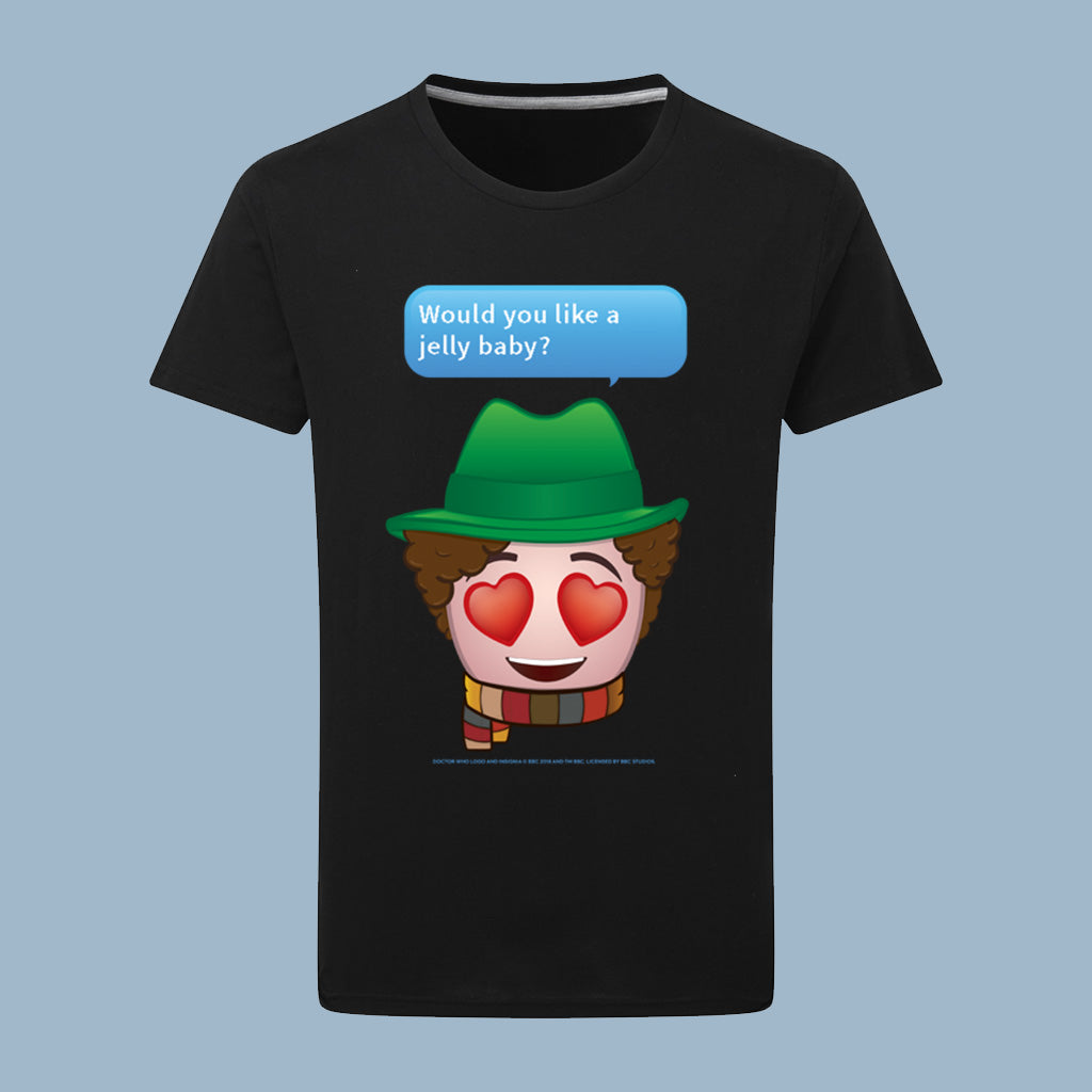Fourth Doctor Emoji T-Shirt