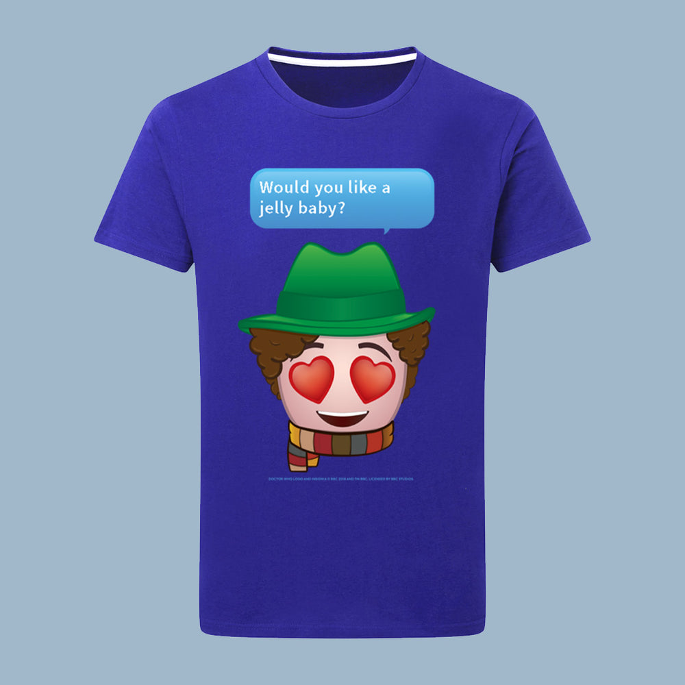 Fourth Doctor Emoji T-Shirt