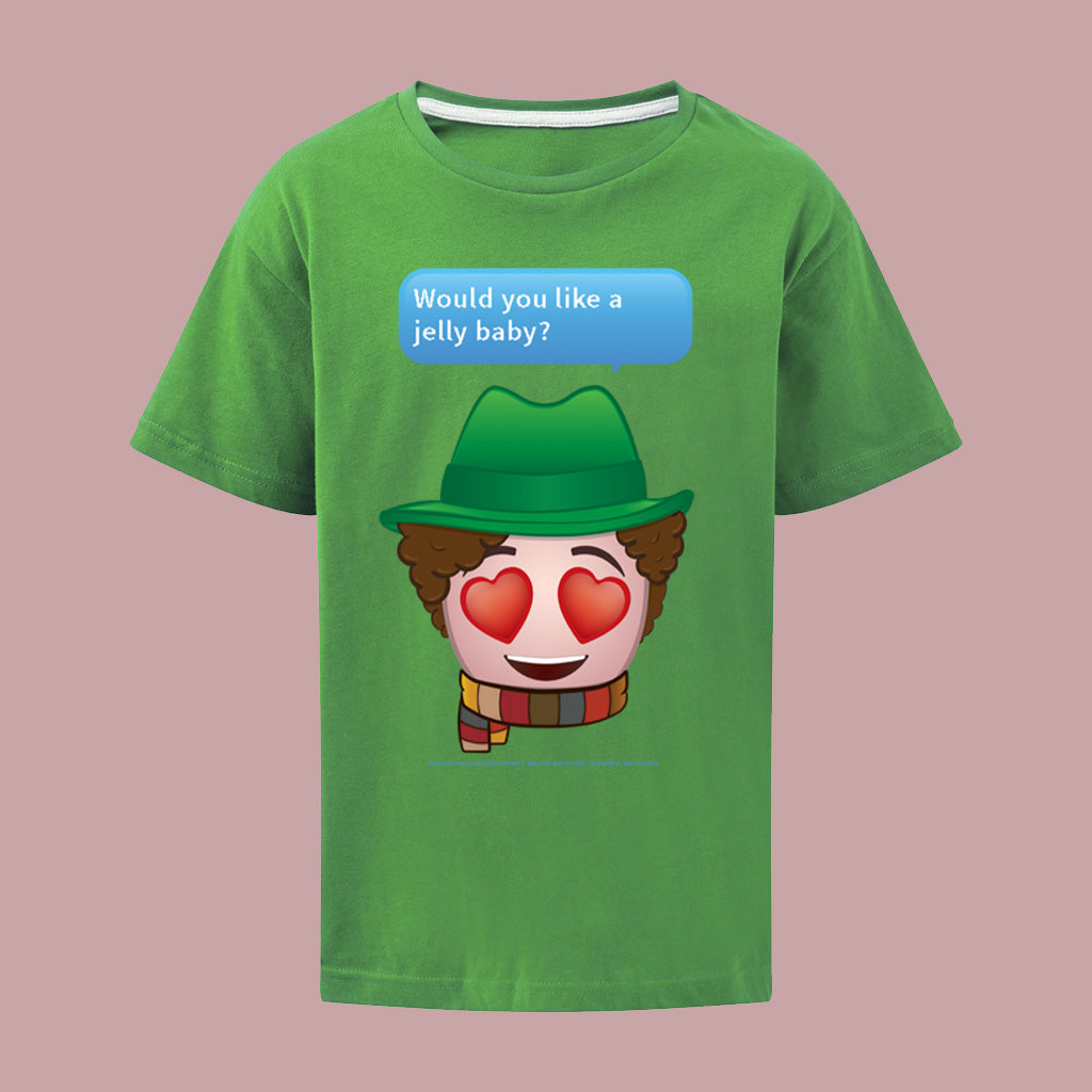 Fourth Doctor Emoji T-Shirt