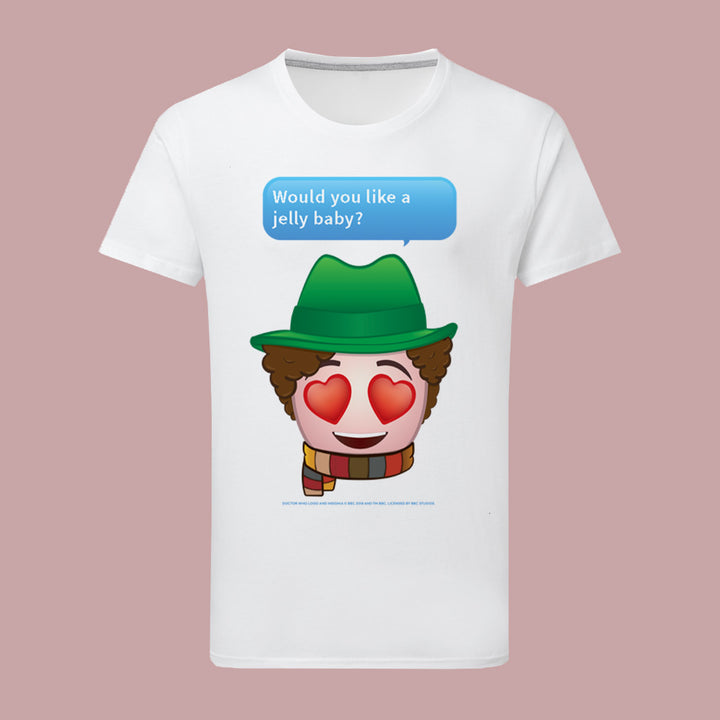 Fourth Doctor Emoji T-Shirt