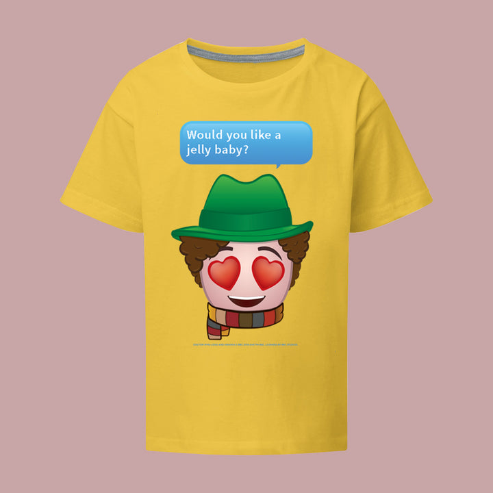 Fourth Doctor Emoji T-Shirt