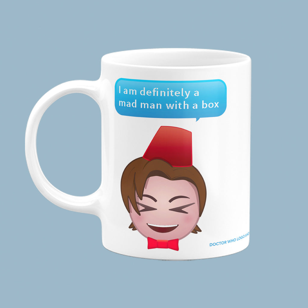 Eleventh Doctor Emoji Mug