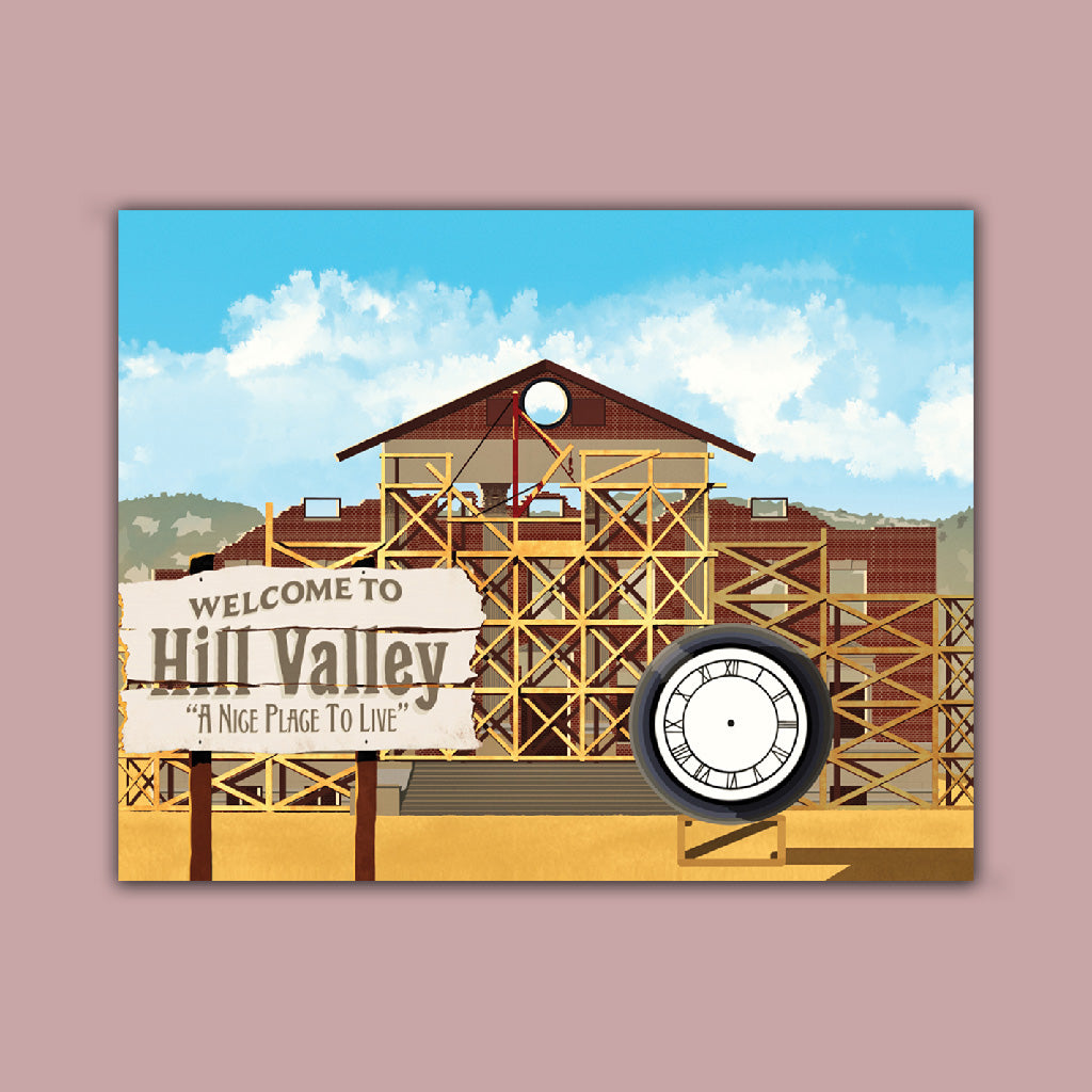 Film Poster  - Hill Valley 1885 Art Print