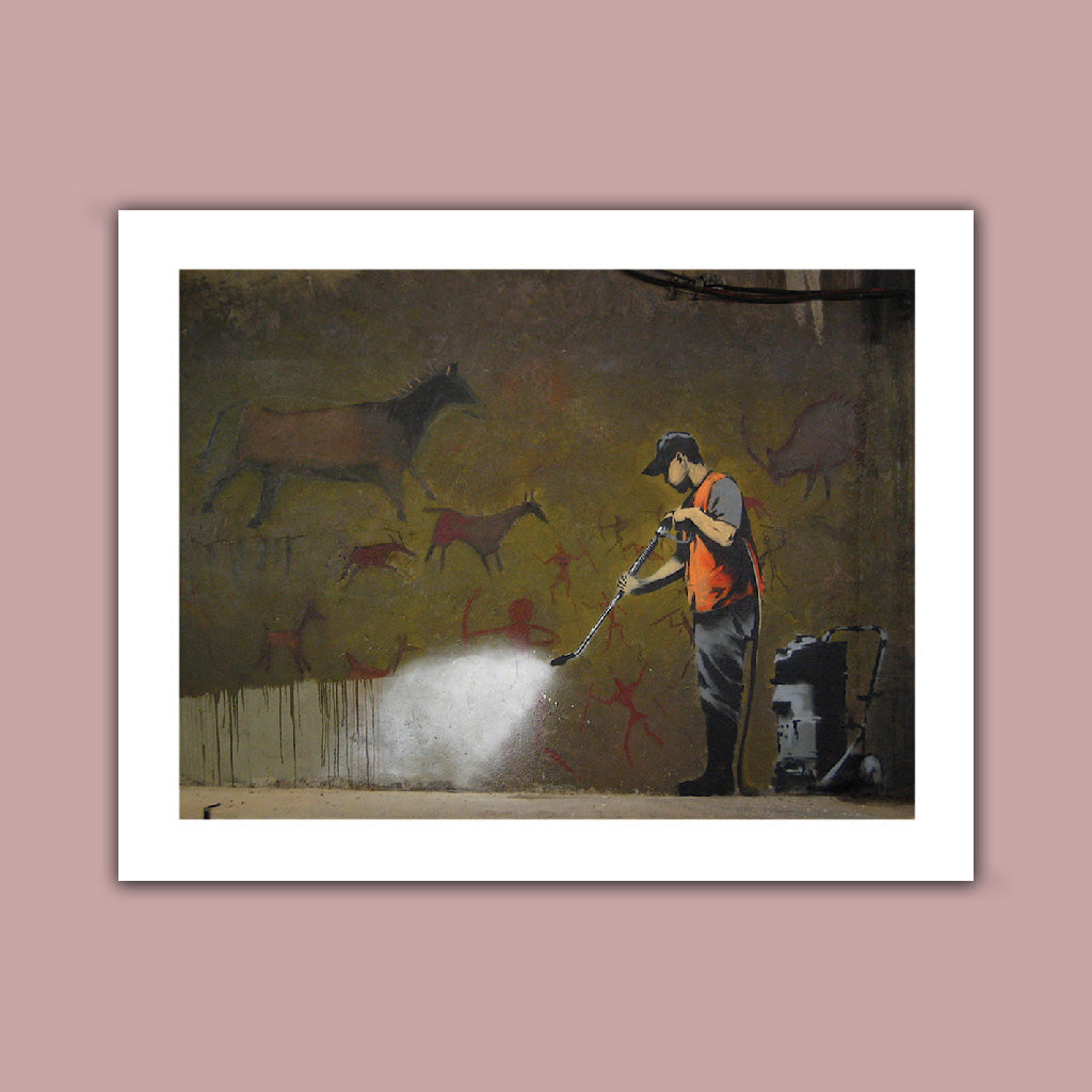 Graffiti art - Cave paintings Art Print