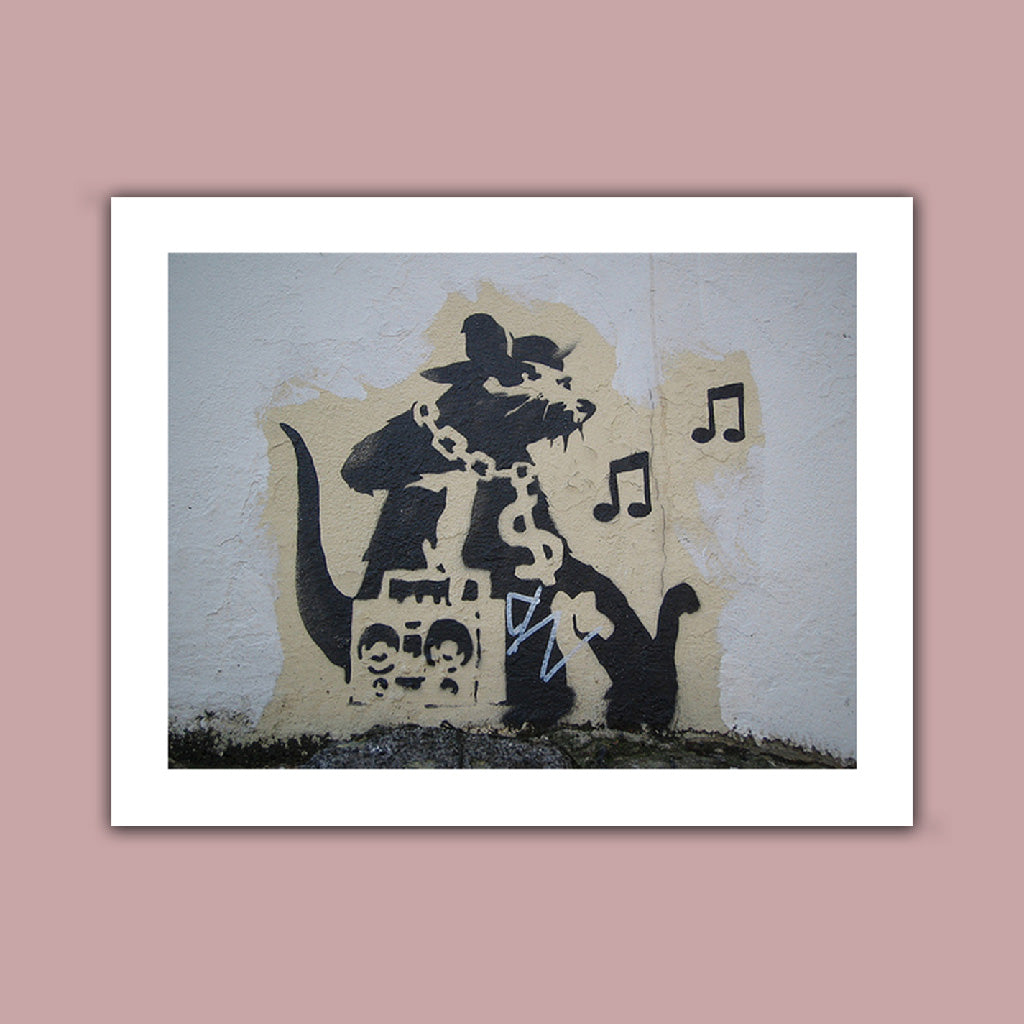 Graffiti art - Boombox Art Print