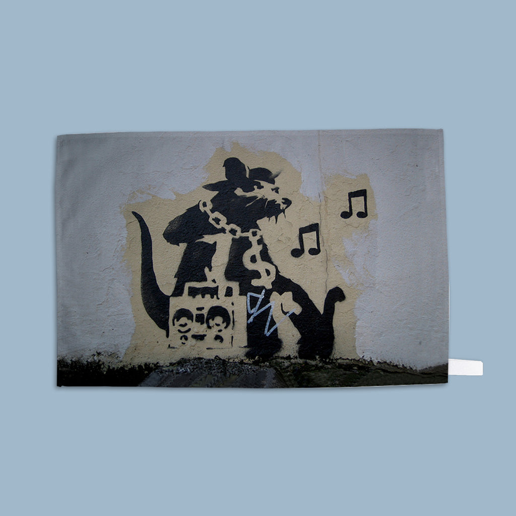 Graffiti art - Boombox  Tea Towel