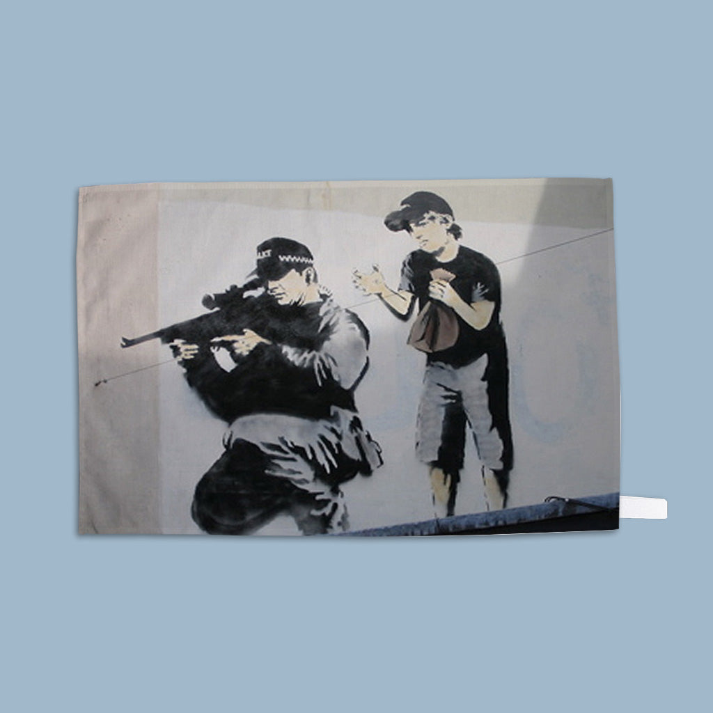 Graffiti art - Bang  Tea Towel