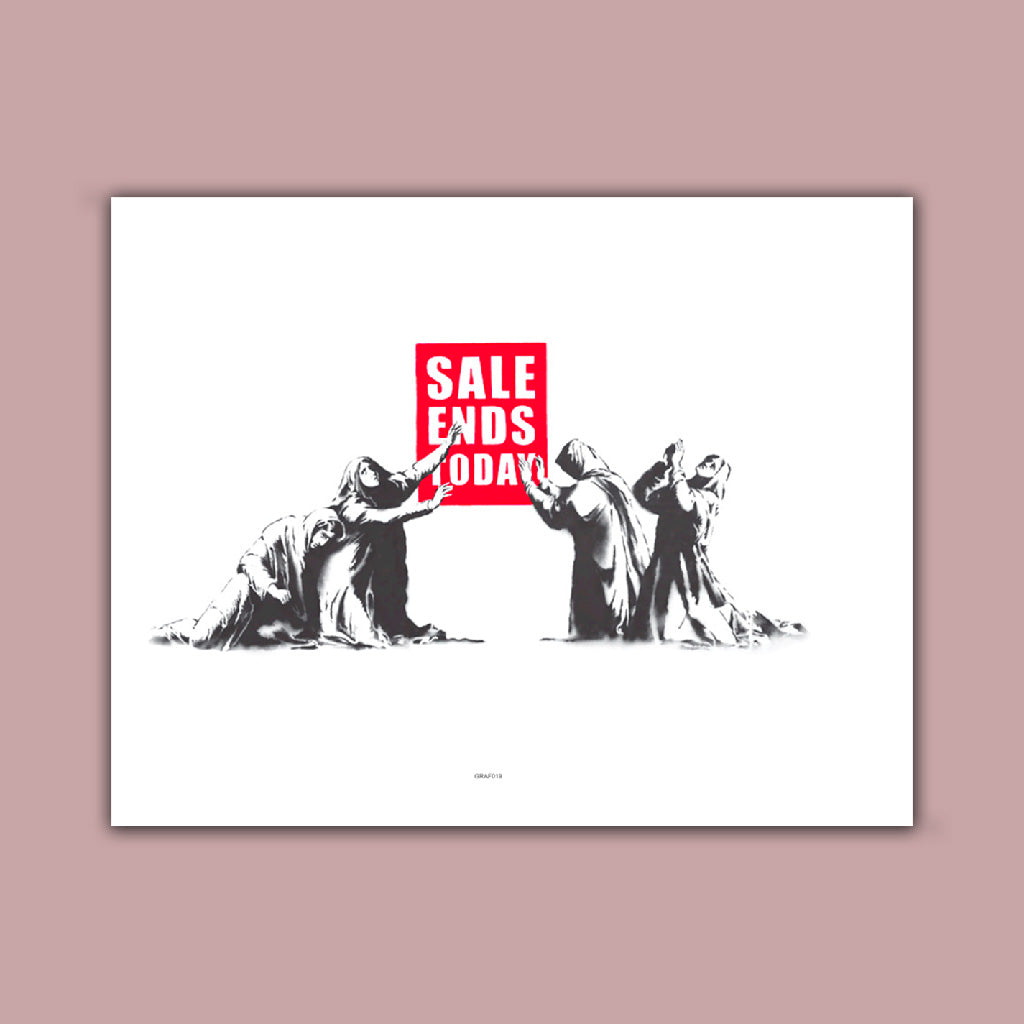 Graffiti art - Religous sale Art Print