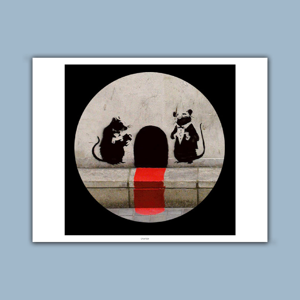 Graffiti art - Red carpet event Art Print