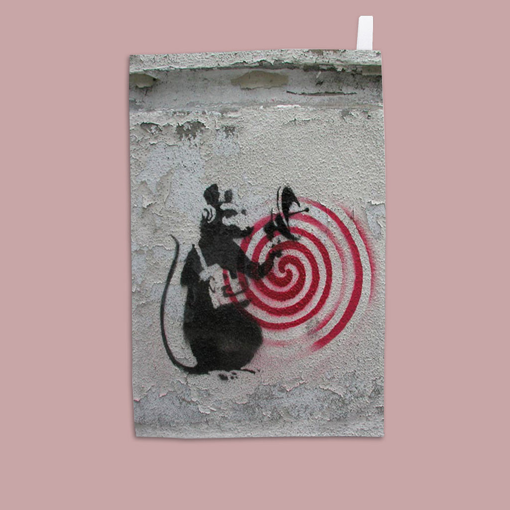 Graffiti art - Radar Tea Towel