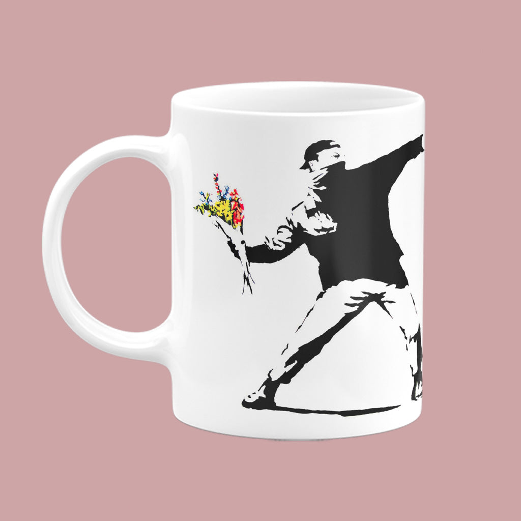 Graffiti art - Flower throw Mug