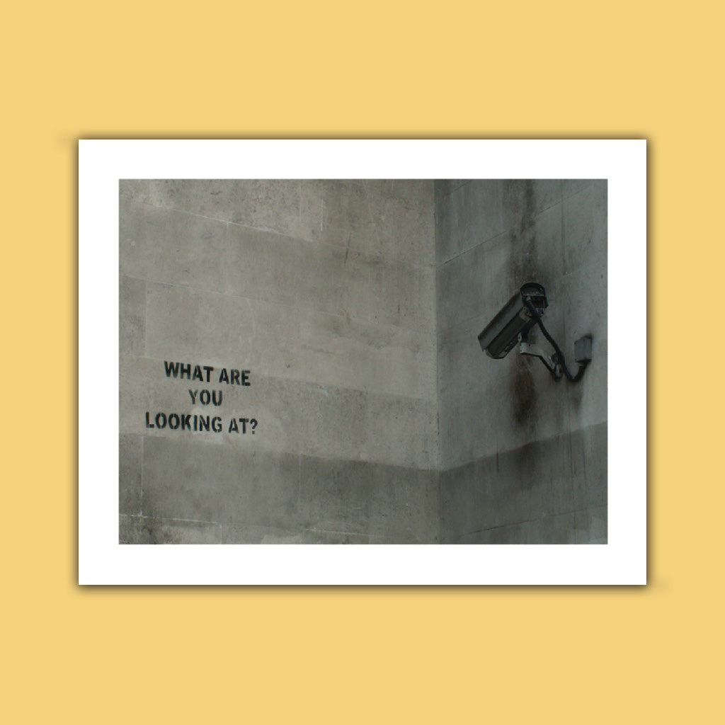 Graffiti art - What are you looking at? Art Print
