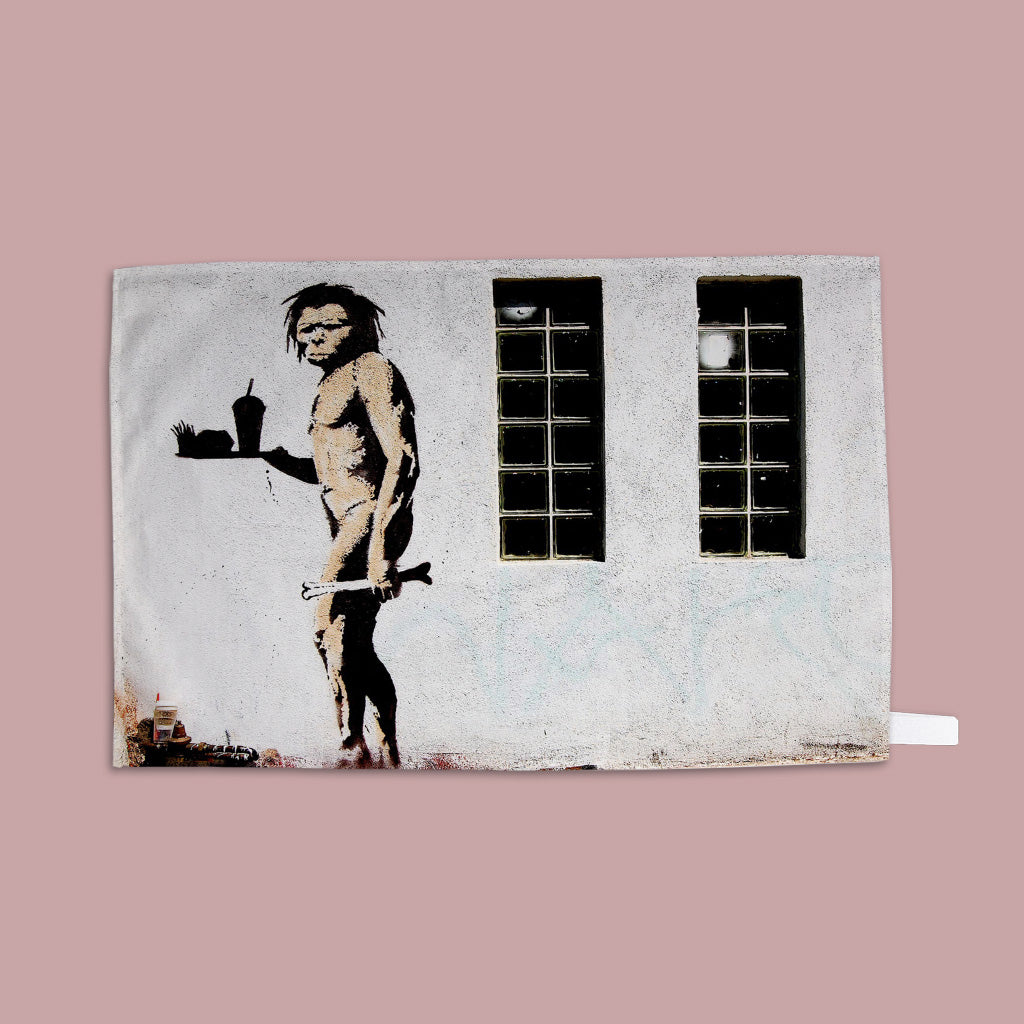 Graffiti art - Past food Tea Towel