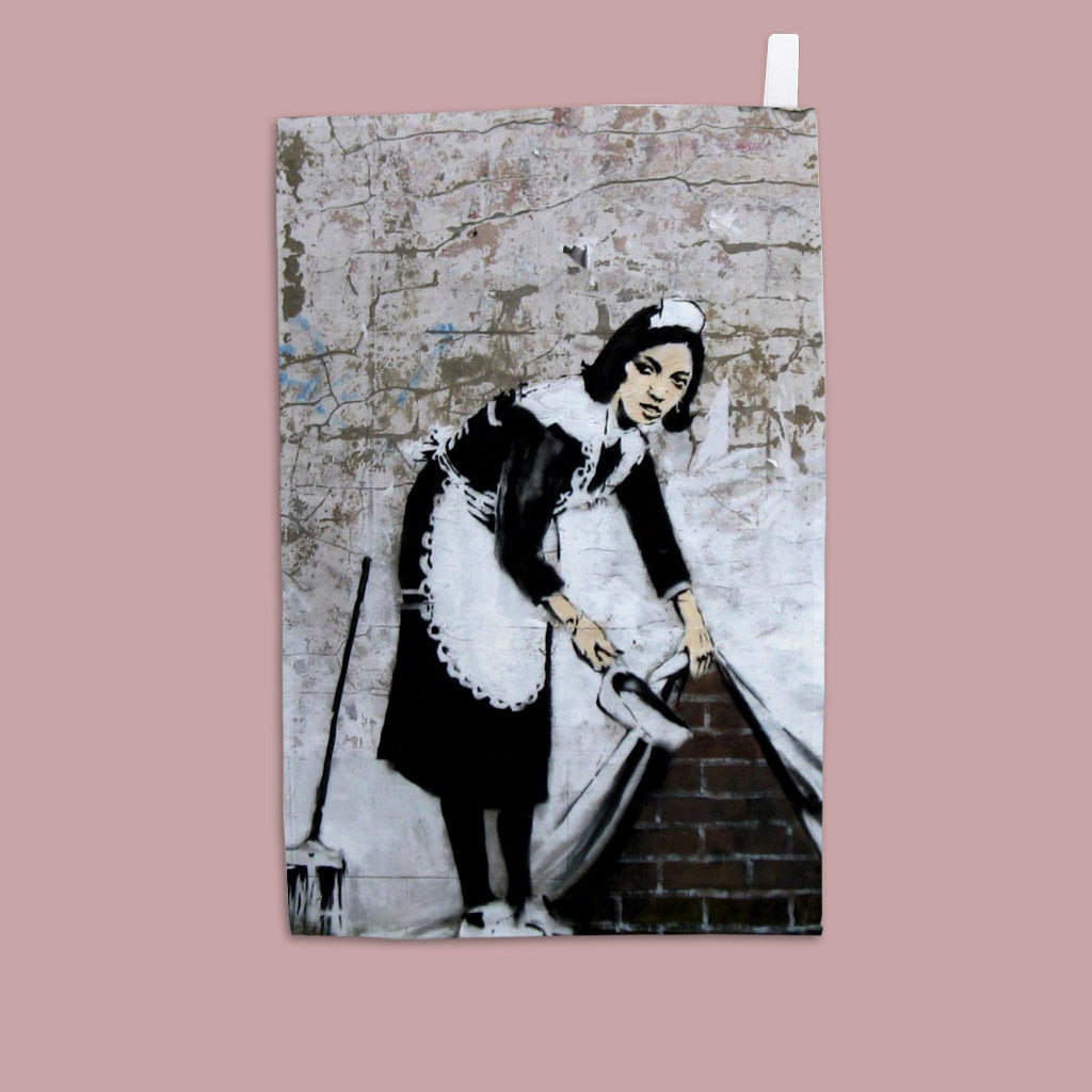 Graffiti art - Swept away  Tea Towel