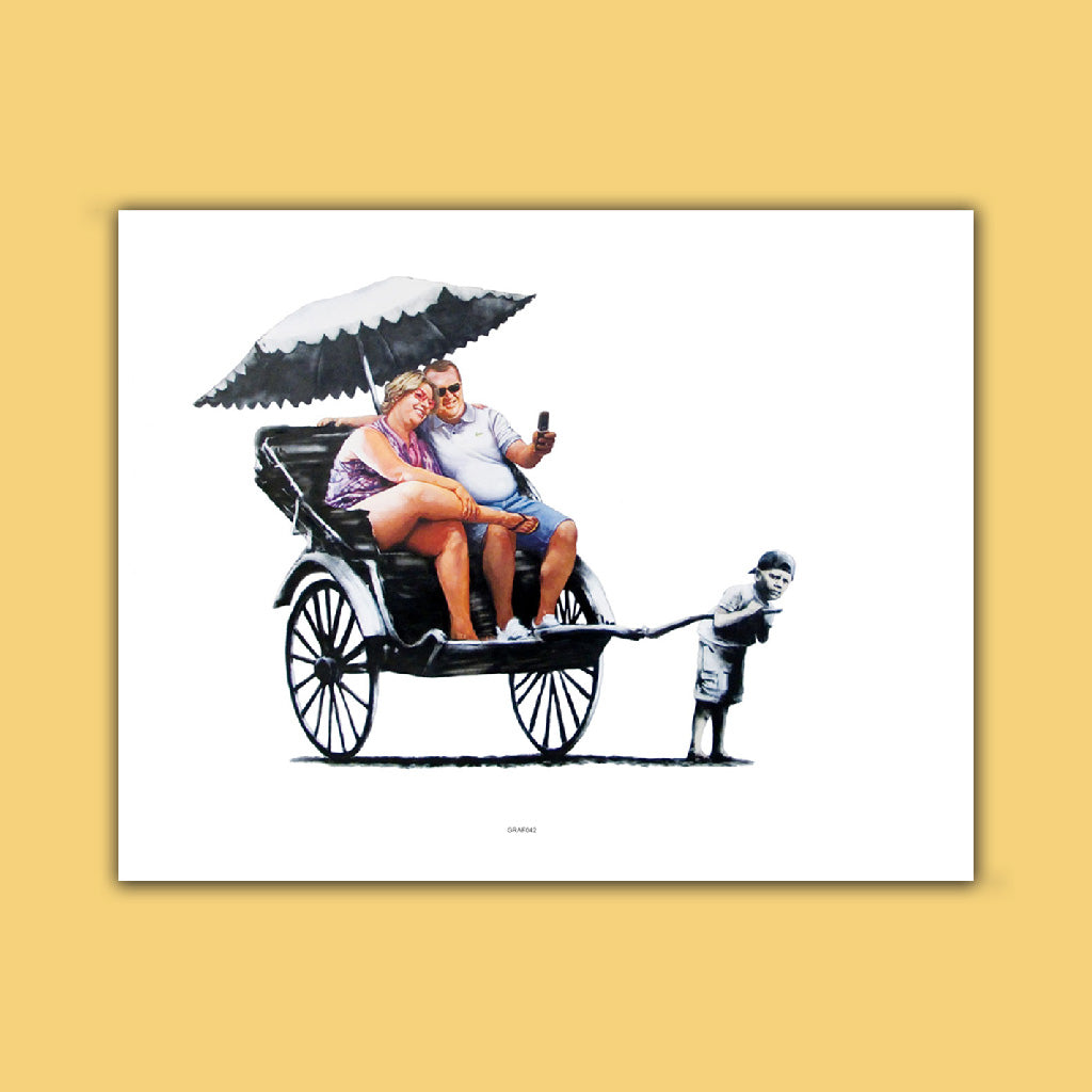 Graffiti art - Tuc tuc Art Print