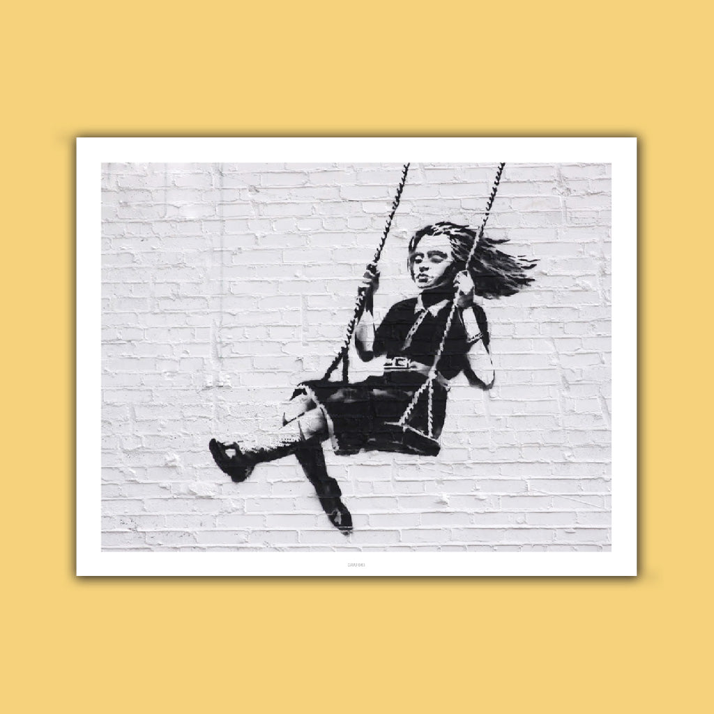 Graffiti art - Swing Art Print