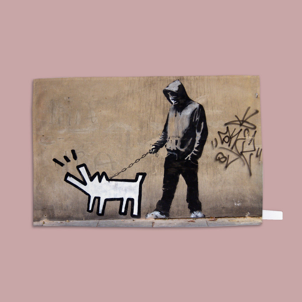 Graffiti Art - Dog Tea Towel