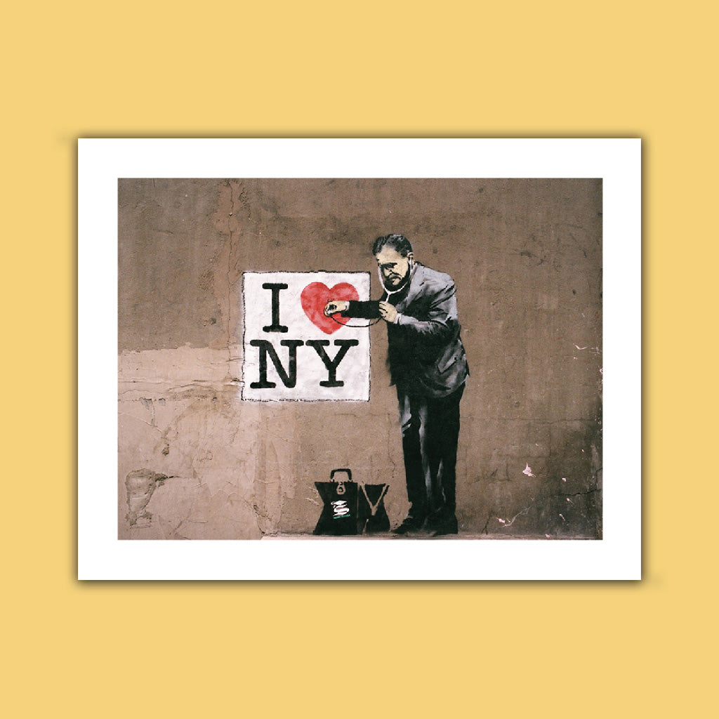 Graffiti art - Check up Art Print