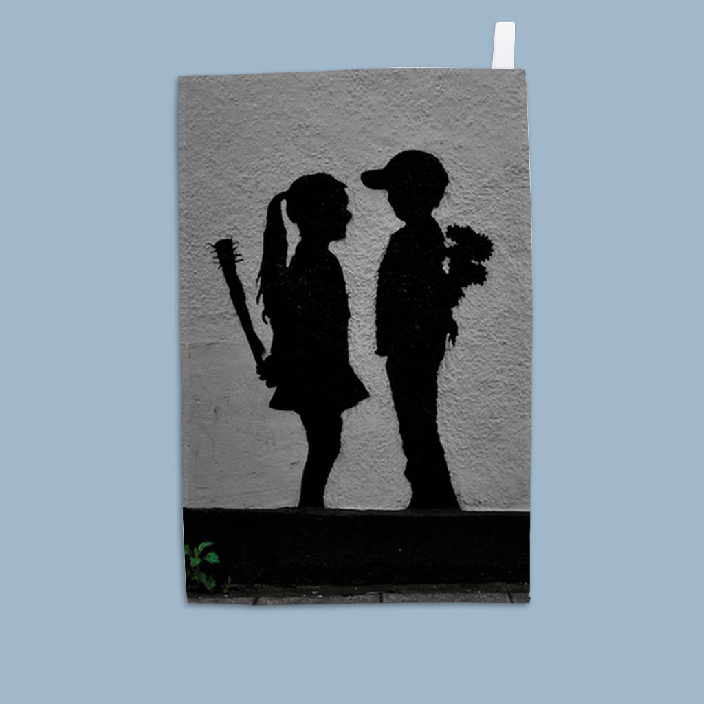 Graffiti art - Secret gifts  Tea Towel