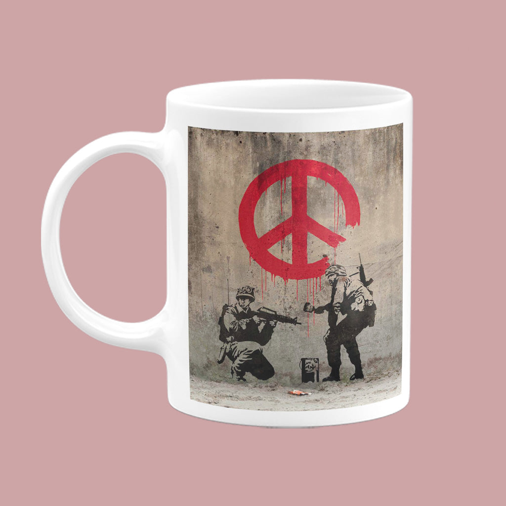 Graffiti art - Peace sign  Mug