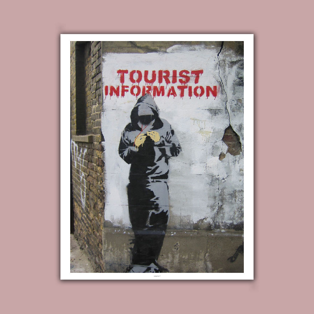 Graffiti Art - Tourist Information Art Print