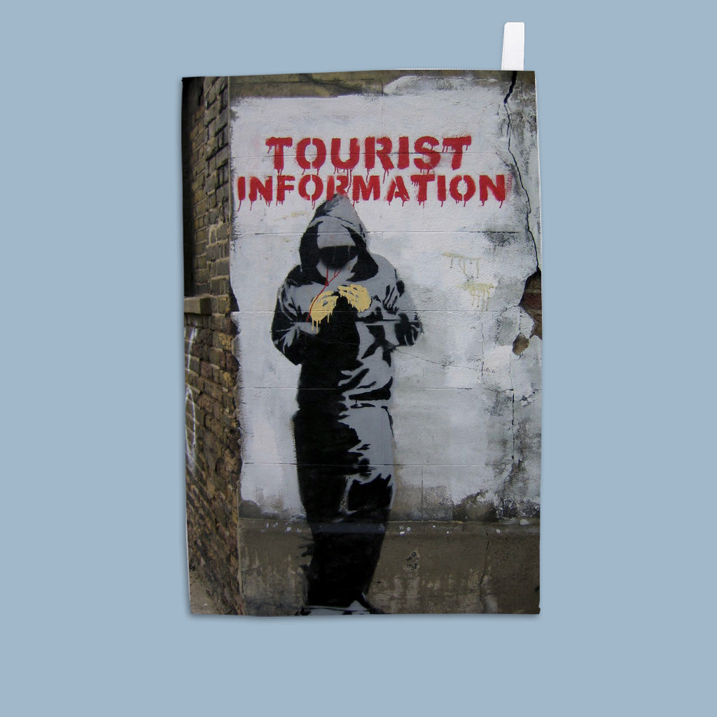 Graffiti Art - Tourist Information Tea Towel