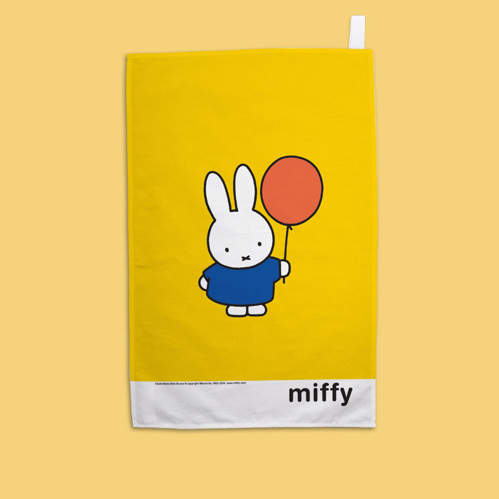 Miffy - Balloon Tea Towel