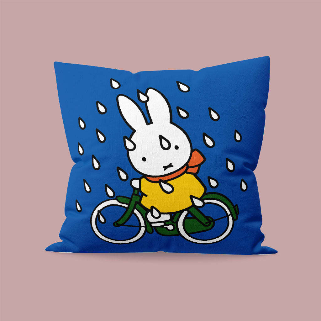 Miffy - Biking in the snow  Cushion
