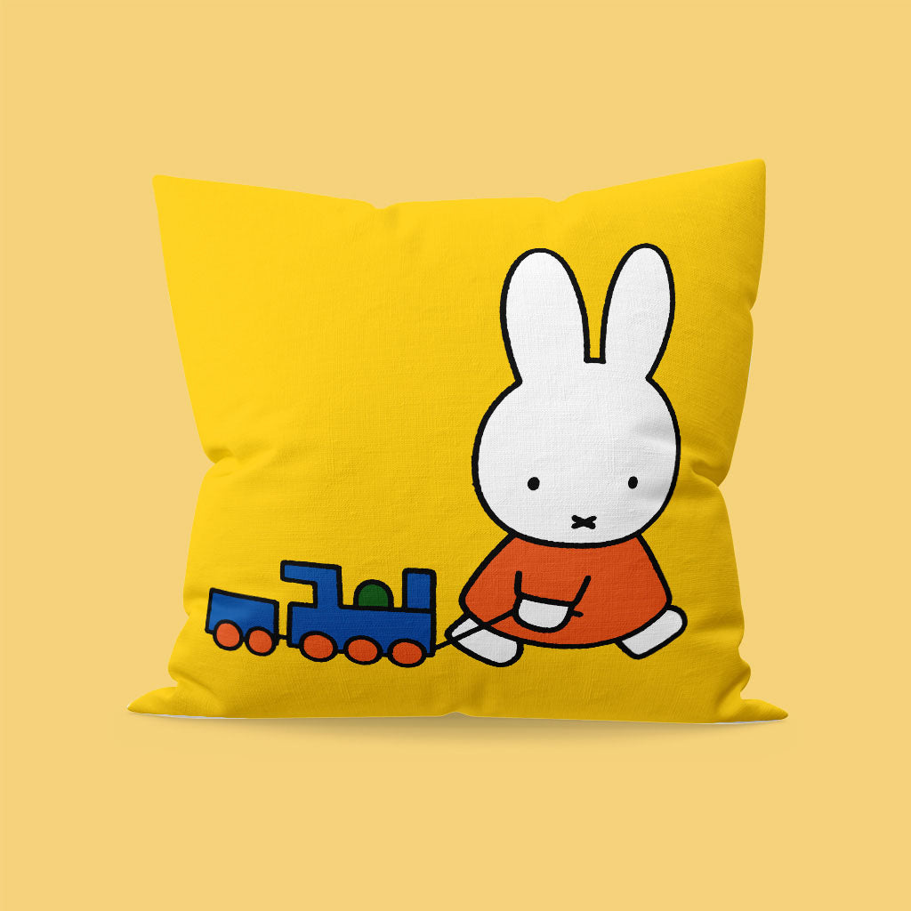 Miffy - pulling a train  Cushion