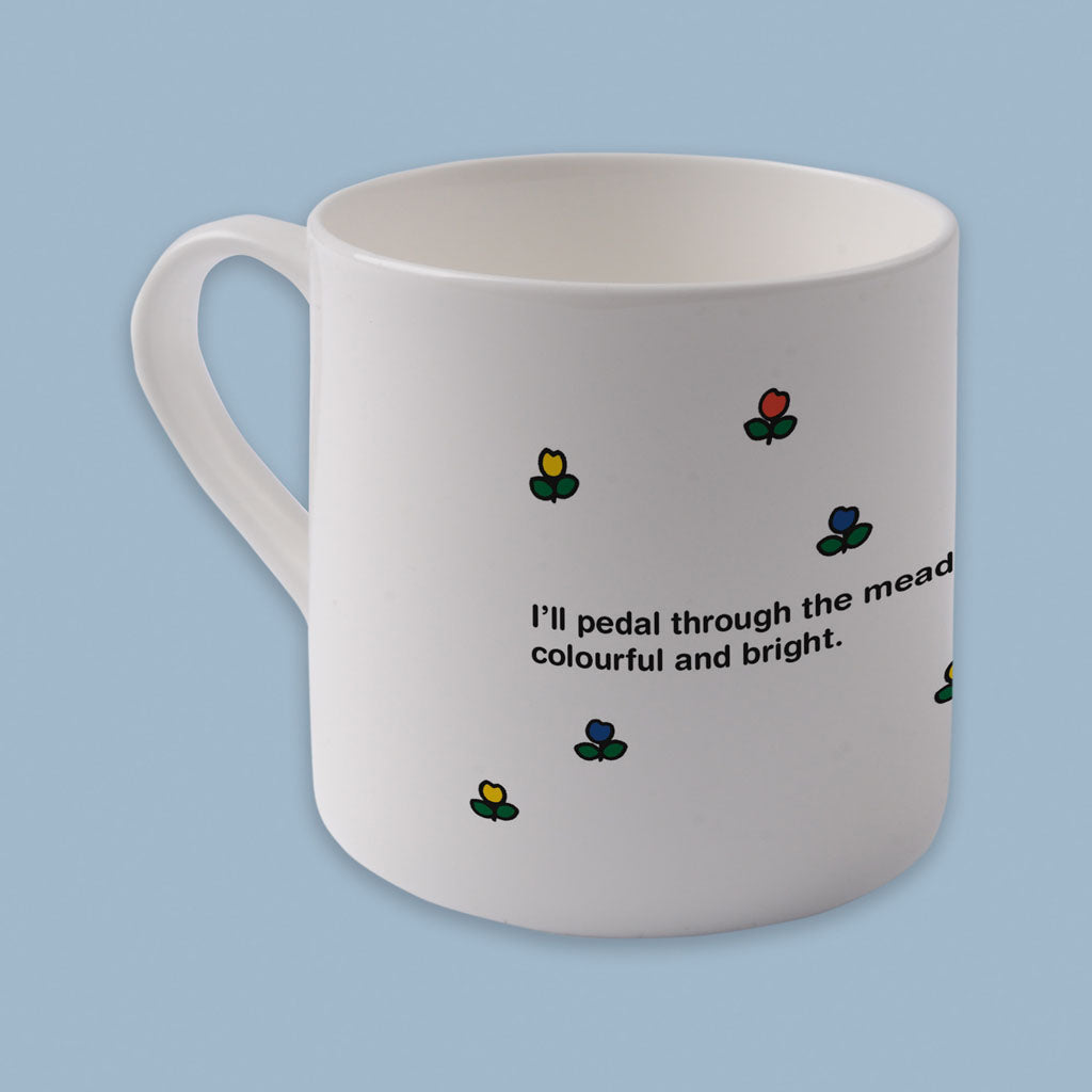 Miffy Bicycle Bone China Mug