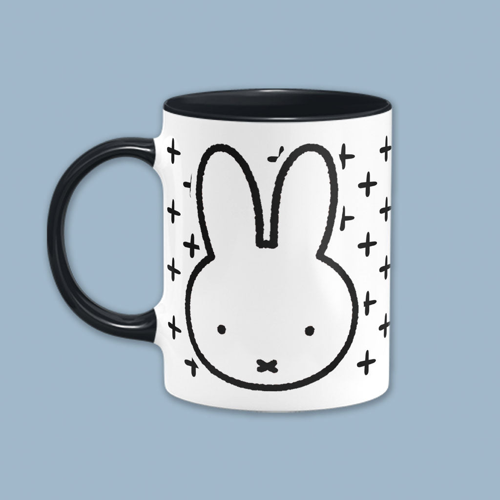 Miffy - Picture with crosses  Coloured Insert Mug