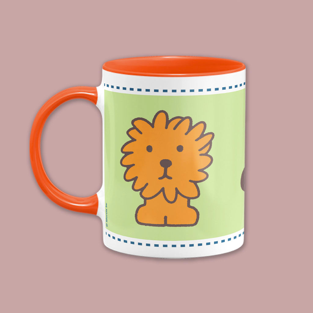 Miffy animals map  Coloured Insert Mug