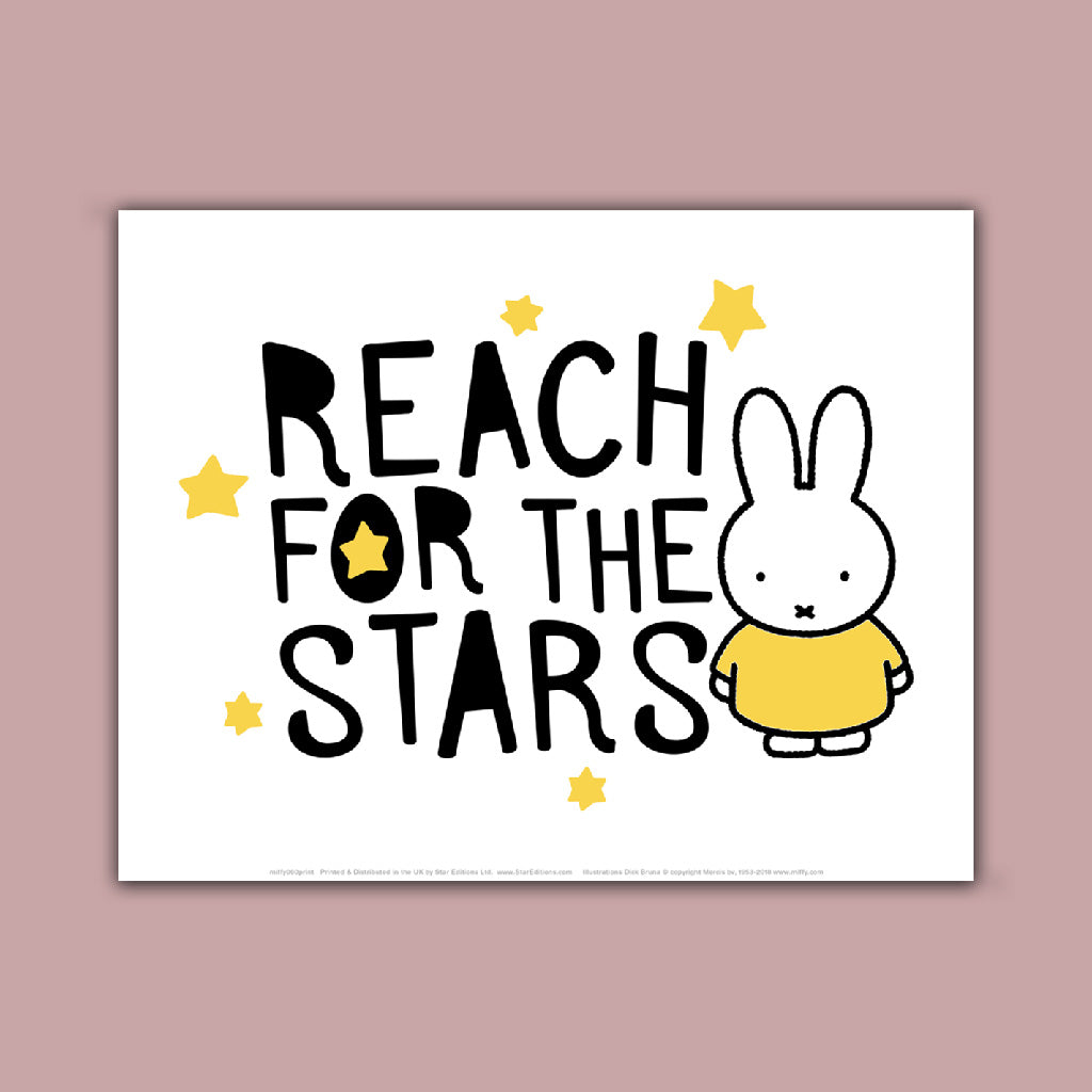 Miffy - Reach for the stars Art Print