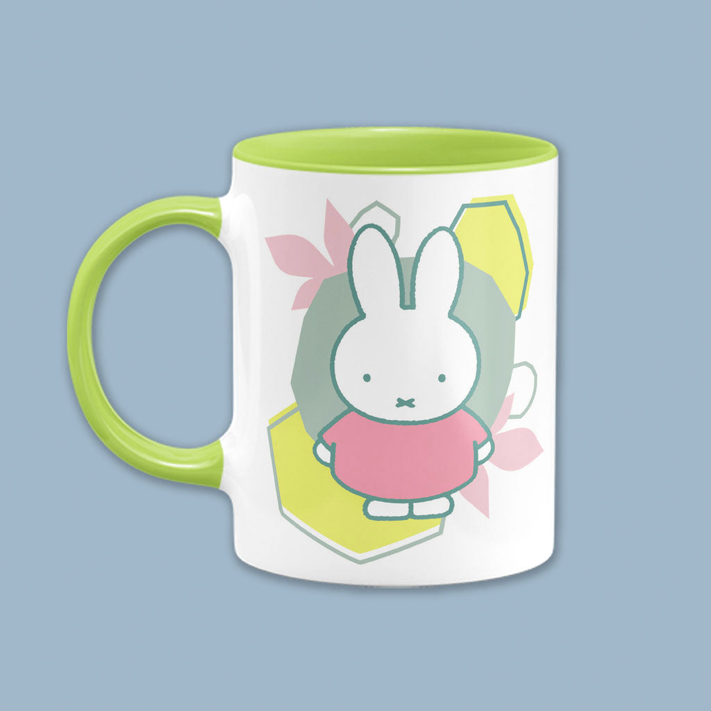 Miffy Floral Expression Pink Dress Coloured Insert Mug